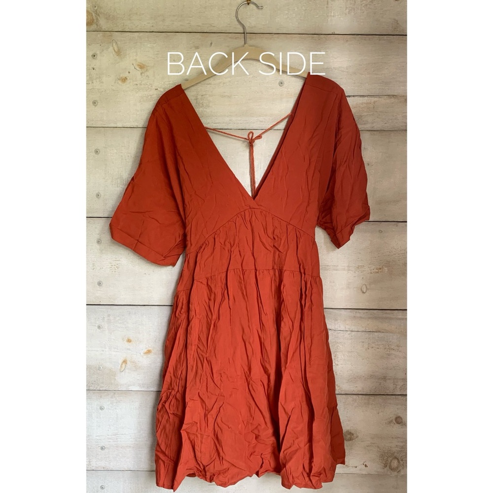Dark pumpkin summer dress - Picture 2 of 6